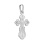 Silver Orthodox Cross 'A Light of God' - Angle 2