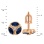Dimensions of Marquise-shaped Sapphire and Round Diamond Stud Earrings
