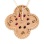 Reverse of Ruby and Diamond Four-leaf Clover Slide Pendant