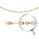 Cable-link Solid Rose Gold Chain 1.2mm Wide. Hypoallergenic Cadmium-free 585 (14K) Rose Gold