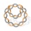 Pendant Artistically Woven from Gold and Diamonds. Hypoallergenic Cadmium-free 585 (14K) Rose Gold