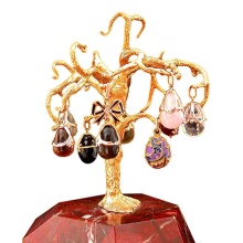 Decorative statuette "A Gold Tree with Paschal Eggs Pendants"