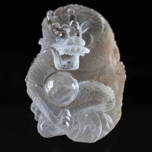 Smokey quartz figurine "A Kite"