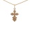Russian Orthodox Passion Cross. Certified 585 (14kt) Rose Gold