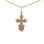 Russian Orthodox Passion Cross. Certified 585 (14kt) Rose Gold