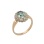 Faux Alexandrite Rose Gold Ring