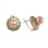 Faberge style Pink Pearl Earrings. Discontinued by manufacturer