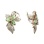 'Firebird' Earrings with Peridot