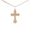 Orthodox Cross Pendant. 585 (14kt) Rose Gold