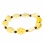 Milk Amber Stretch Bracelet