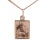 Icon Pendant 'The Holy George The Victorious'. Certified 585 (14kt) Rose Gold