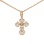 Russian diamond crucifix cross