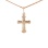 Greek Style Orthodox Crucifix. 585 (14kt) Rose Gold