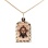 Icon Pendant 'Savior Not Made By Hands'. 585 (14kt) Rose Gold