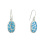 Turquoise Oval Earrings