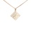 Greek Key Gold Pendant