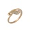 Russian CZ gold ring