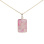 Pink Mother-of-Pearl Silver Pendant