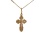 Orthodox body cross. 585 (14kt) Rose Gold