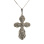 Russian Cross for Him. 925 Silver with Rhodium Plating