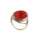 Red Coral Cocktail Ring