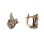 Russian style CZ earrings