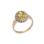 Citrine Two-tone Gold Ring