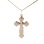 Orthodox Body Cross. 585 (14kt) Rose and White Gold