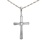 Mother-of-pearl and Diamond Catholic cross