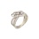 Diamond Dress Ring. 585 (14kt) White Gold