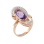 Oval Amethyst Party Ring
