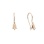 French Wire Earrings in 585 Rose Gold