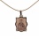 Icon Pendant 'The Holy Apostle Andrew'. 585 (14kt) Rose Gold