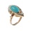 Estate Diamond and Turquoise Ring