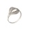 Glorious Glitter CZ Ring. 585 (14kt) White Gold