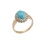 Turquoise Rose Gold Ring