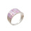 Pink Mother-of-Pearl Curved Band