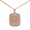 Gold Icon of the Lord Jesus Christ. Savior (Spas) Not Made By Hands, 585 Rose Gold