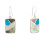 Turquoise & Mother-of-Pearl Earrings
