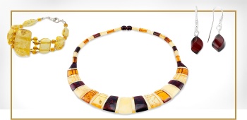 Amber and Silver Jewelry