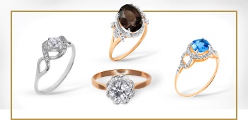 CZ Rose Gold Rings