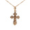 Orthodox cross with 7 Russian diamonds. View 2