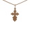 Russian Orthodox Gold Cross. View 2
