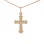 Greek Style Orthodox Crucifix. 585 (14kt) Rose Gold. View 2