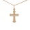 Greek Style Orthodox Crucifix. 585 (14kt) Rose Gold. View 2