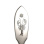 Silver gift coffee spoon with Cancer zodiac sign (June 22-July 22) . View 2