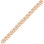 Love-link 14kt Solid Rose Gold Chain. View 2