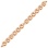 Diamond-cut Nonna-link Rose Gold Chain. View 2