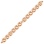 Diamond-cut Nonna-link Rose Gold Chain. View 2