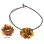 Multicolor Amber Flower Necklace. View 2